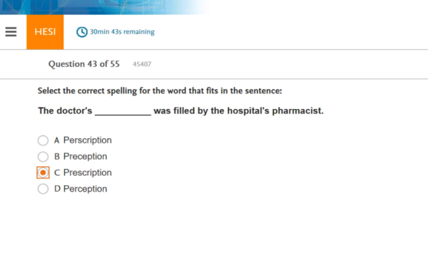 HESI A2_Chamberlain Vocabulary & General Knowledge