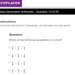 ACCUPLACER Next-Arithmetic